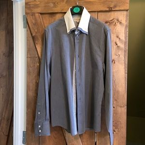 Mens Grey Dress shirt